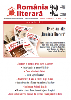 Revista Romania Literara Nr. 32/2015