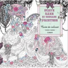 Suave zane si gingase printese - Carte de colorat