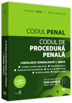 Codul penal. Codul de procedura penala - ianuarie 2020