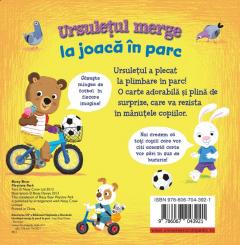 Ursuletul merge la joaca in parc