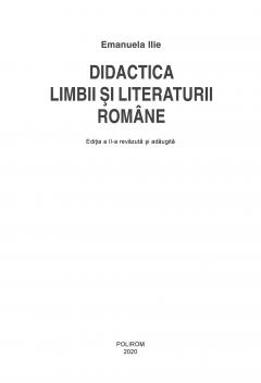 Didactica limbii si literaturii romane