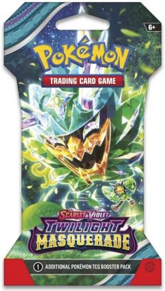 Pokemon TCG - Scarlet & Violet 6: Twilight Masquerade - Sleeved Booster - 4 modele