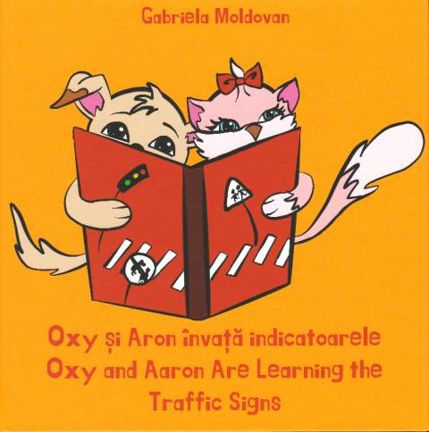 Oxy si Aron invata indicatoarele / Oxy and Aaron are learning the Traffic Signs