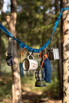 Coarda organizator pentru cort - Hanging Tent Tidy