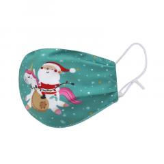Masca reutilizabila - Kid Size - Santa and Magic Unicorn