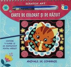 Carte de colorat si de razuit - Animale de companie