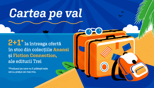 <span class='md-headline'><a href='/offer/1725' title='Cartea pe val - 2+1 Anansi și Fiction Connection'>Cartea pe val - 2+1 Anansi și Fiction Connection</a></span>